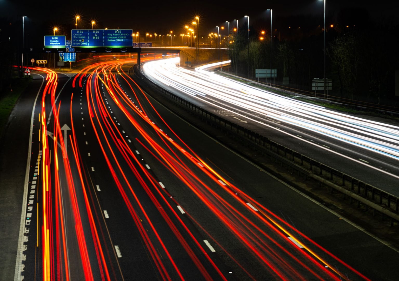 Junction 1, M60, Stockport, Cheshire