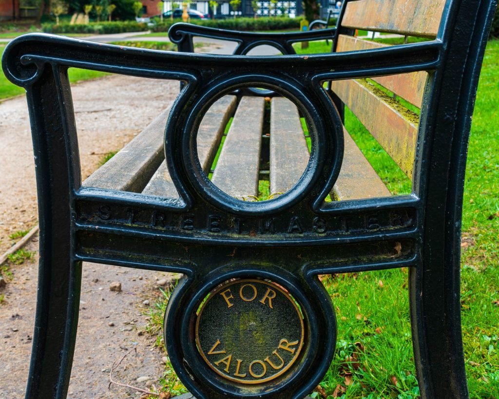 Bench, Bramhall Hall Park, Stockport, Cheshire